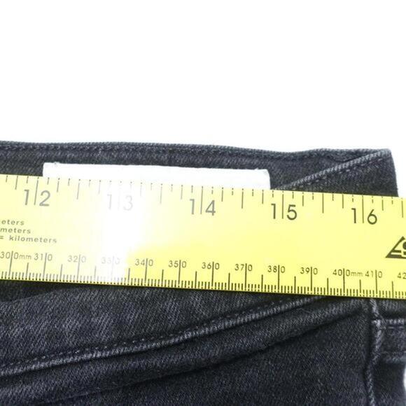 Rag &‎ Bone Fit 1 Skinny Jean Men's 34 Black Denim Stretch Extra Slim Distressed - Picture 4 of 9